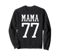 Number 77 Mama Biggest Fan Spirit Sweatshirt - Custom Art Print Men Women - T-Shirt, Sweatshirt, Hoodie