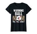 Womens Warning Ball Mom Will Yell T-Shirt - Unique Graphic Men Women - T-Shirt, Sweatshirt, Hoodie