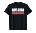 Austria Red White Austrian Fan Gear T-Shirt - Streetwear Style Men Women - T-Shirt, Sweatshirt, Hoodie