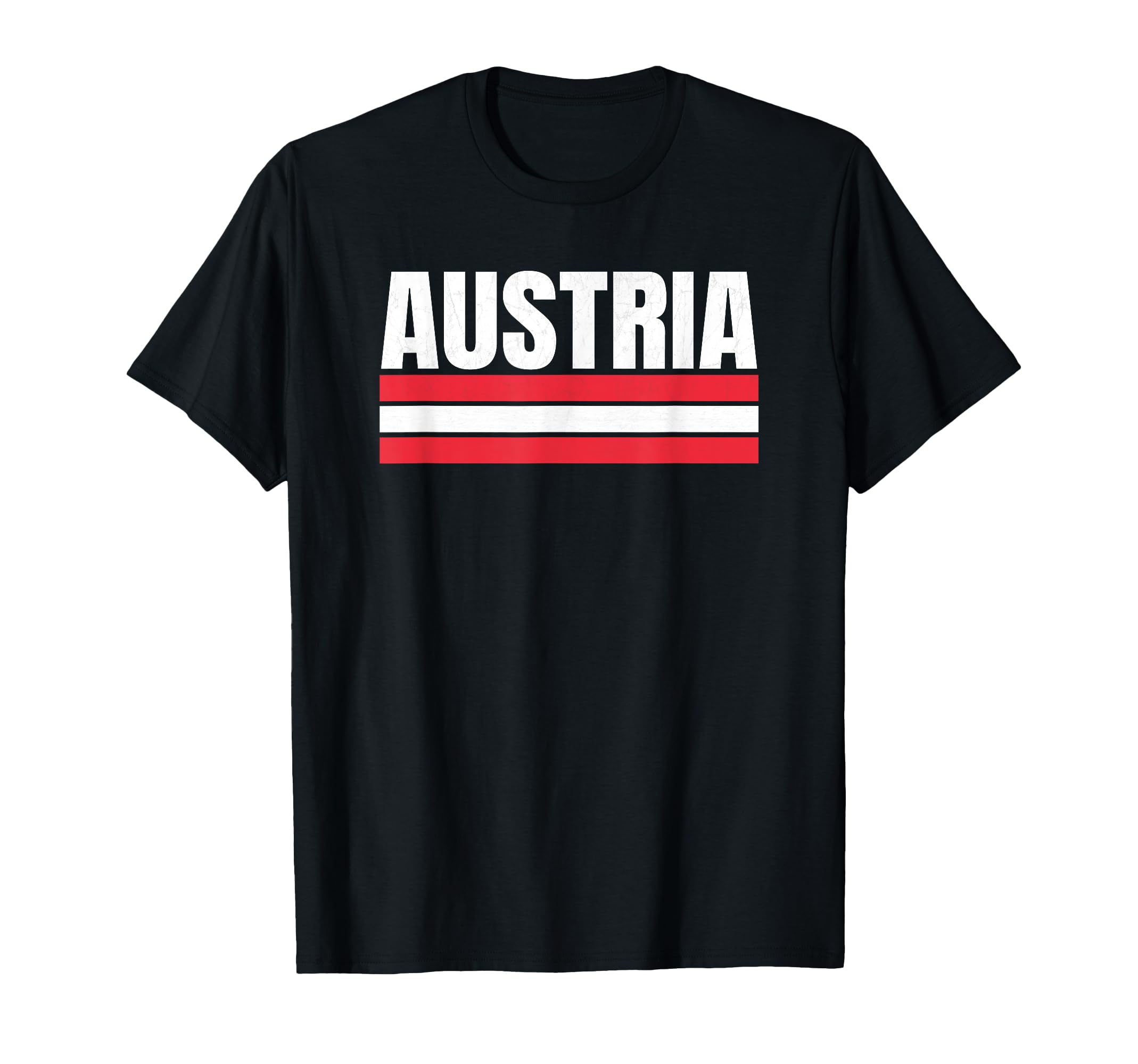 Austria Red White Austrian Fan Gear T-Shirt - Streetwear Style Men Women - T-Shirt, Sweatshirt, Hoodie