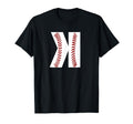 Pitcher Backwards K Baseball Stitches Art T-Shirt - Novelty Apparel Unisex - T-Shirt, Sweatshirt, Hoodie