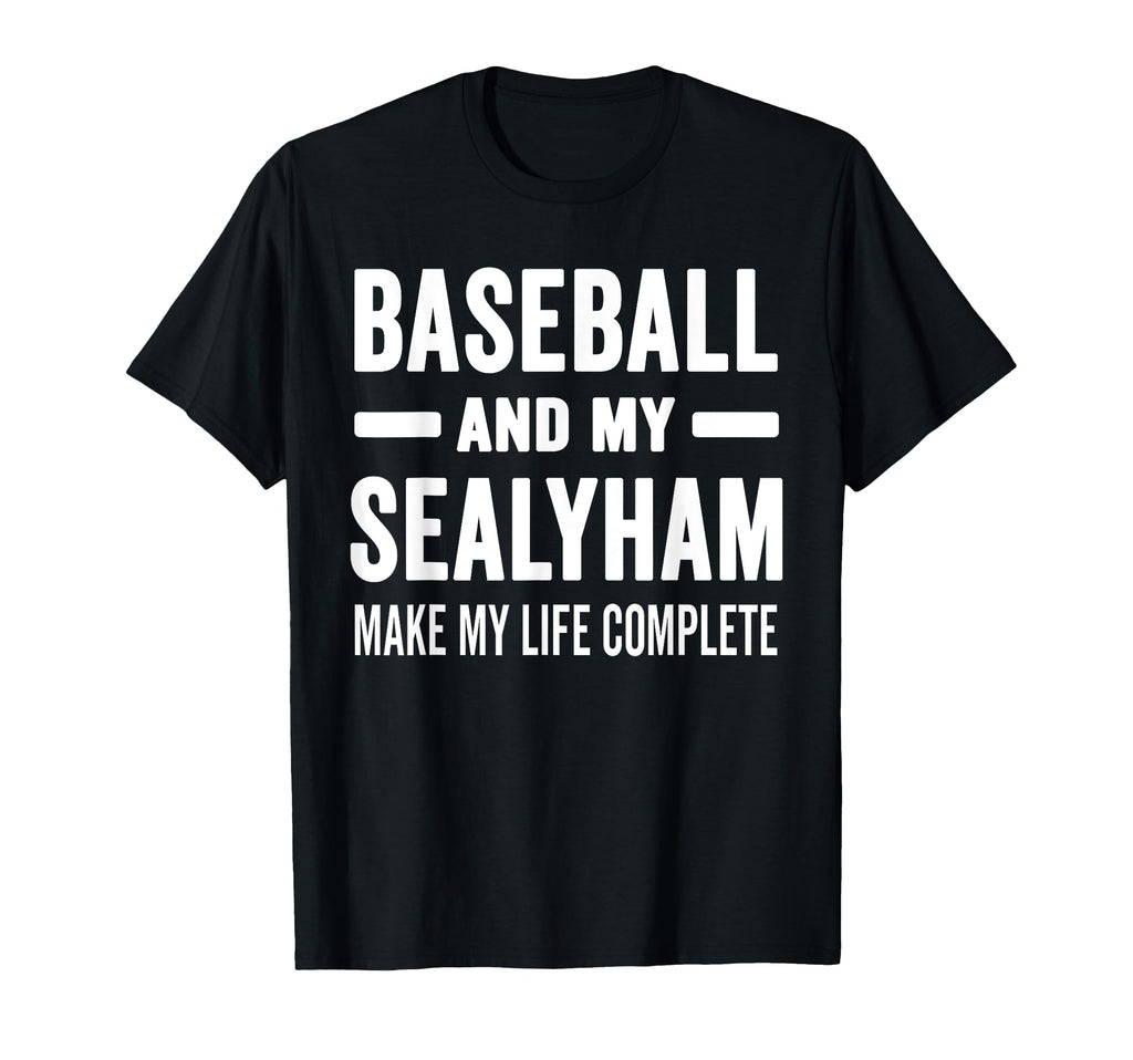 Baseball And My Sealyham Mama Dog T-Shirt - Unique Graphic for Adults - T-Shirt, Sweatshirt, Hoodie