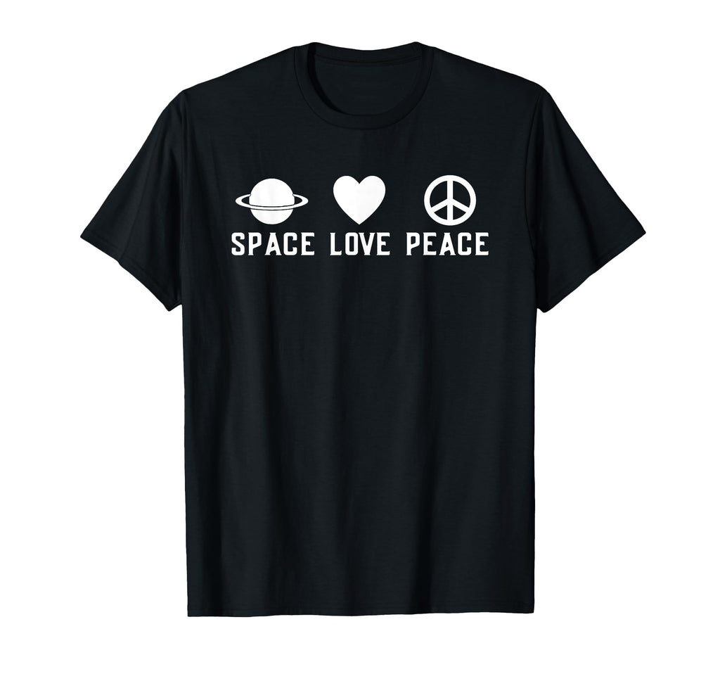 Space Love Peace Heart Planet Gift Sweatshirt - Custom Art Print Men Women - T-Shirt, Sweatshirt, Hoodie