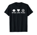 Space Love Peace Heart Planet Gift Sweatshirt - Custom Art Print Men Women - T-Shirt, Sweatshirt, Hoodie