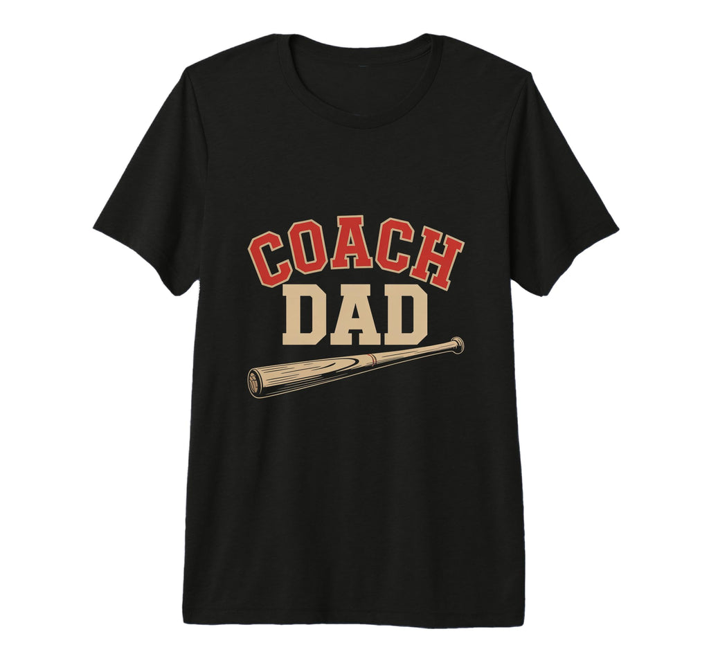 Baseball Coach Dad Gift Funny Daddy Tri T-Shirt - Graphic Print Unisex - T-Shirt, Sweatshirt, Hoodie