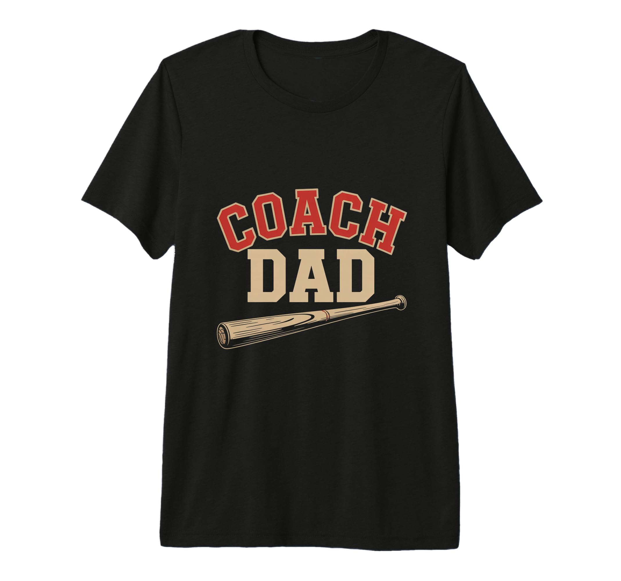 Baseball Coach Dad Gift Funny Daddy Tri T-Shirt - Graphic Print Unisex - T-Shirt, Sweatshirt, Hoodie