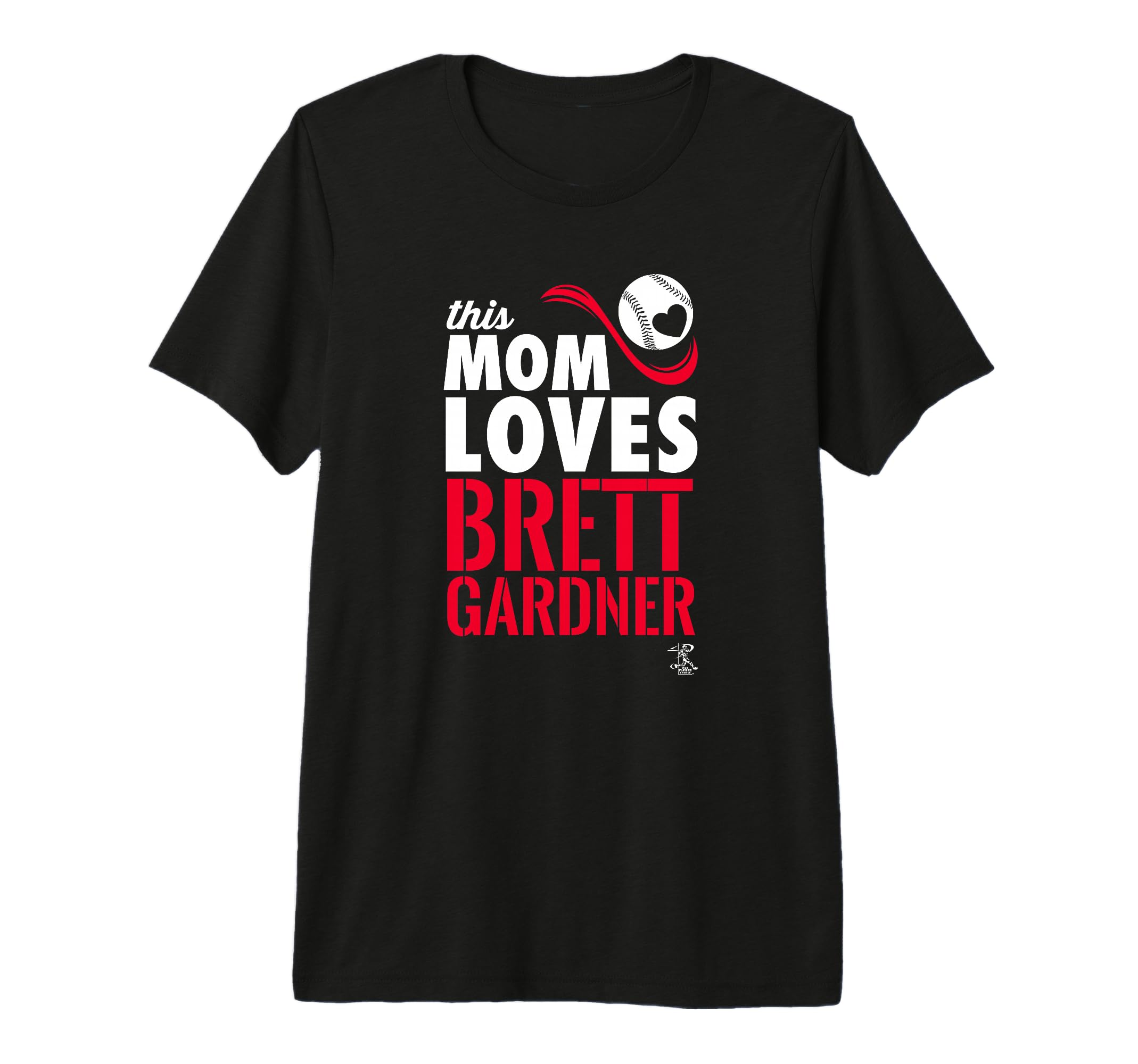 Brett Gardner This Mom Loves Tri Blend T-Shirt - Trendy Graphic for Adults - T-Shirt, Sweatshirt, Hoodie