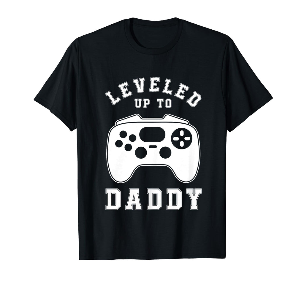 Leveled Up To Daddy New Dad Gamer T-Shirt - Streetwear Style for Adults - T-Shirt, Sweatshirt, Hoodie