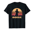 Boise Idaho Bear Id Distressed 70S T-Shirt - Custom Art Print for Adults - T-Shirt, Sweatshirt, Hoodie