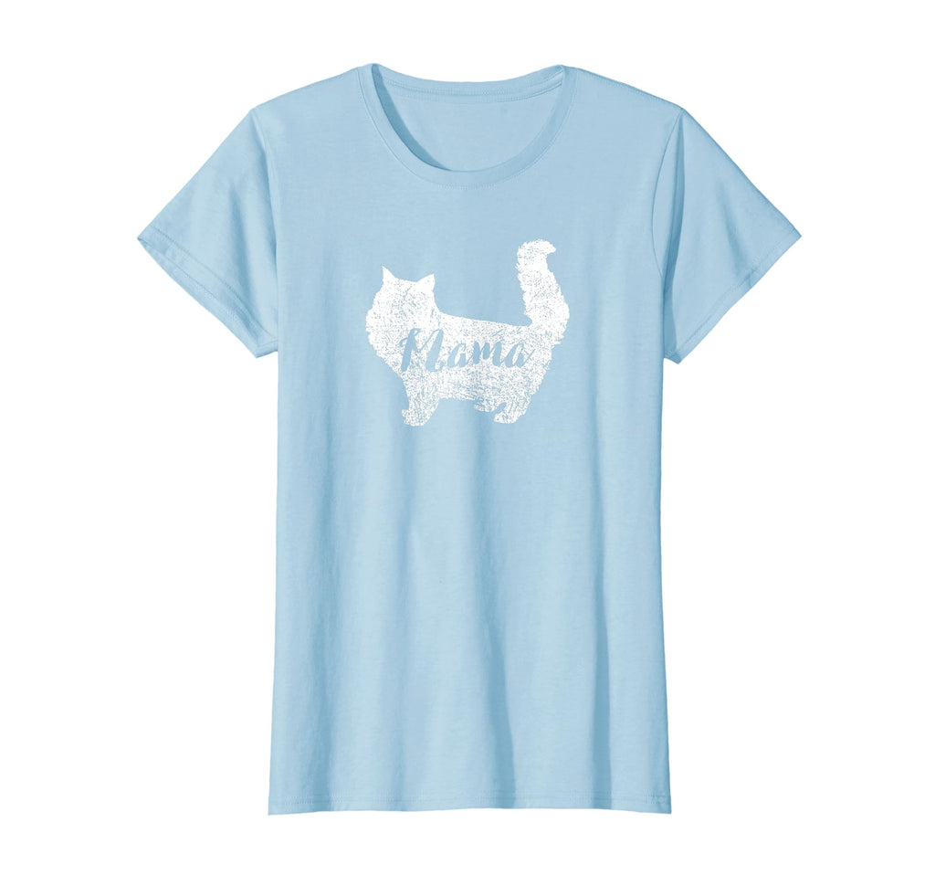 Womens Mama Cat Distressed T-Shirt - Fun Novelty Design Men Women - T-Shirt, Sweatshirt, Hoodie