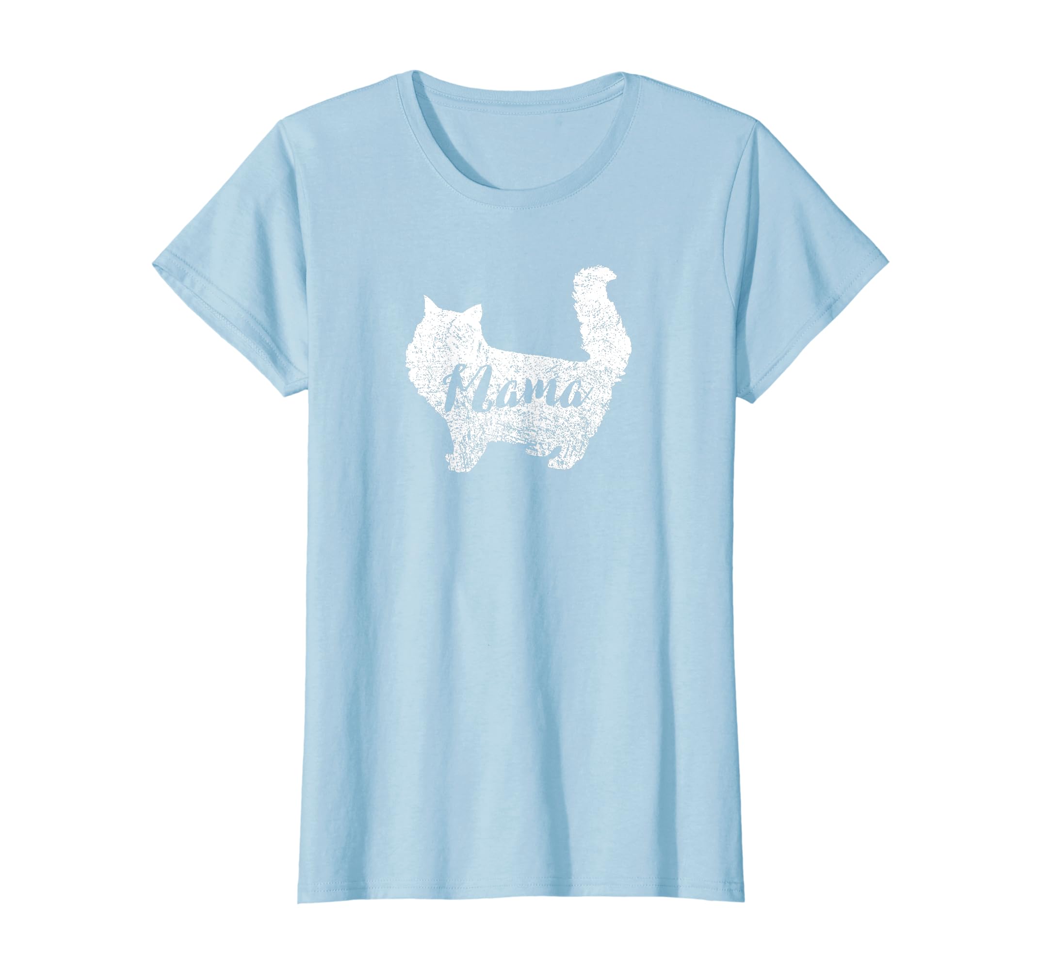 Womens Mama Cat Distressed T-Shirt - Fun Novelty Design Men Women - T-Shirt, Sweatshirt, Hoodie
