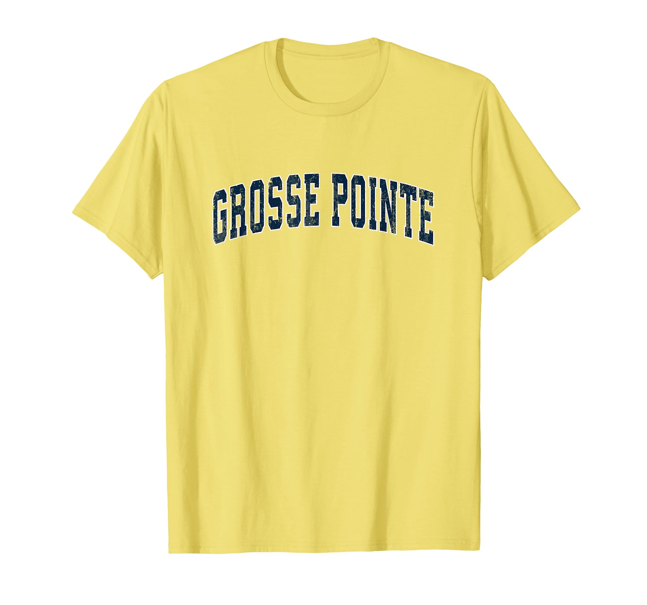 Grosse Pointe Michigan Mi Sports Navy T-Shirt - Unique Graphic Unisex - T-Shirt, Sweatshirt, Hoodie
