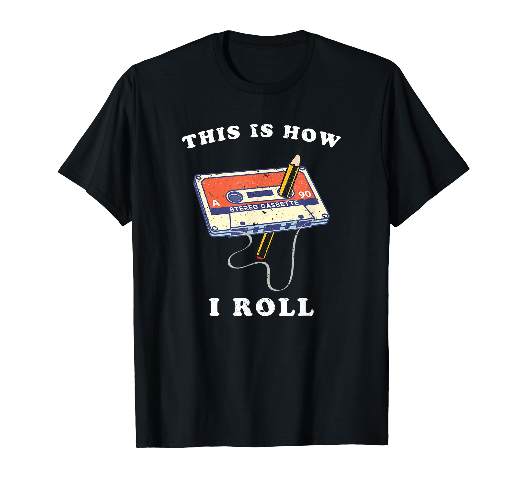 Funny This Is How I Roll Tape T-Shirt - Minimalist Print Men Women - T-Shirt, Sweatshirt, Hoodie