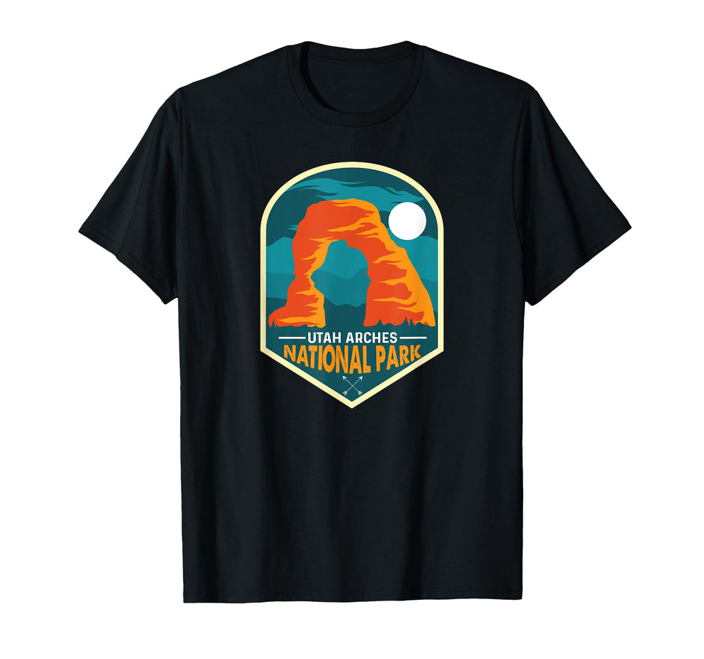 Utah Arches National Park Eighties T-Shirt - Minimalist Print for Adults - T-Shirt, Sweatshirt, Hoodie