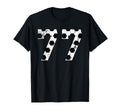 Soccer 77 Jersey Number T-Shirt - Custom Art Print Men Women - T-Shirt, Sweatshirt, Hoodie