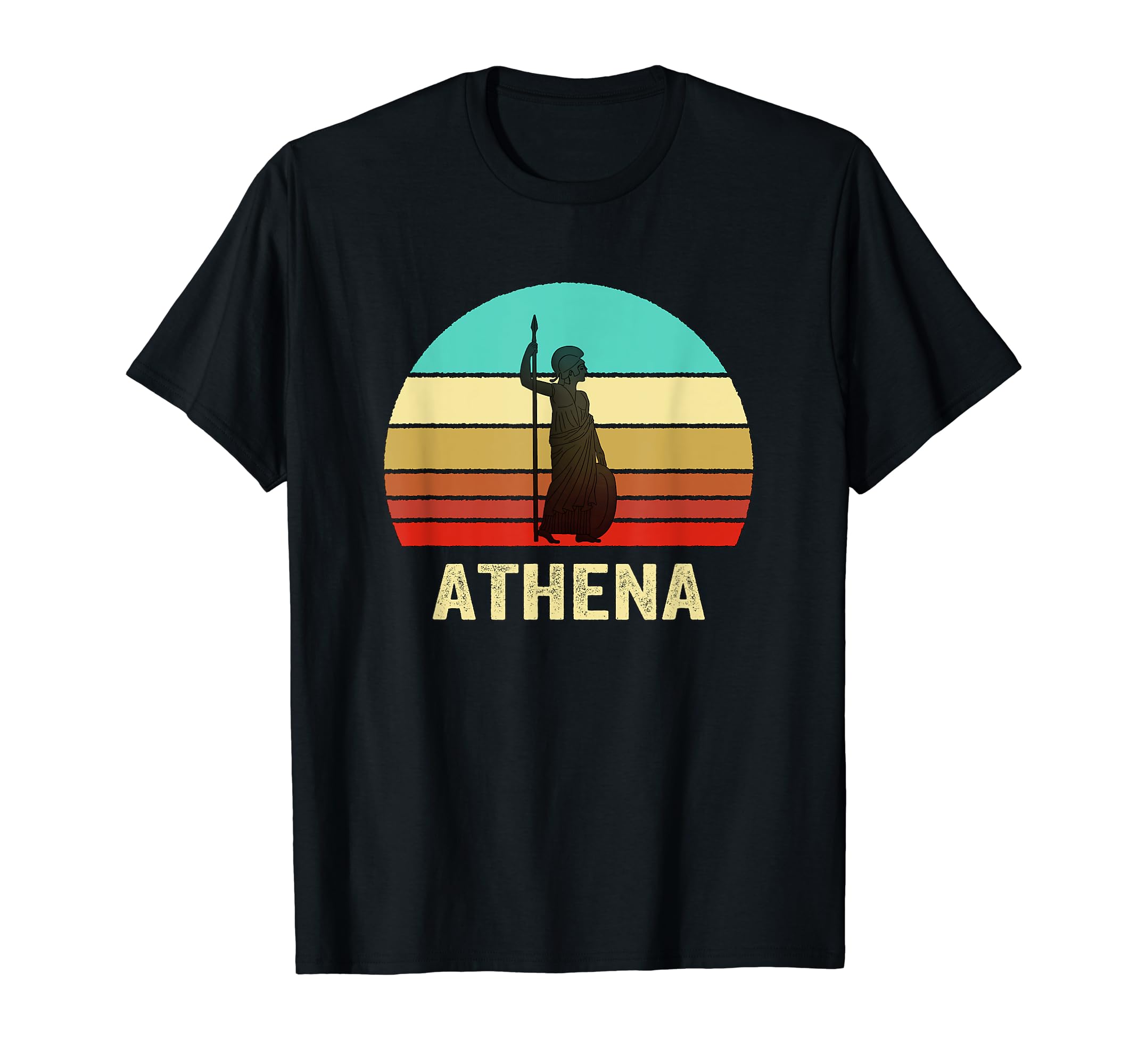 Sunset Athena T-Shirt - Minimalist Print for Adults - T-Shirt, Sweatshirt, Hoodie