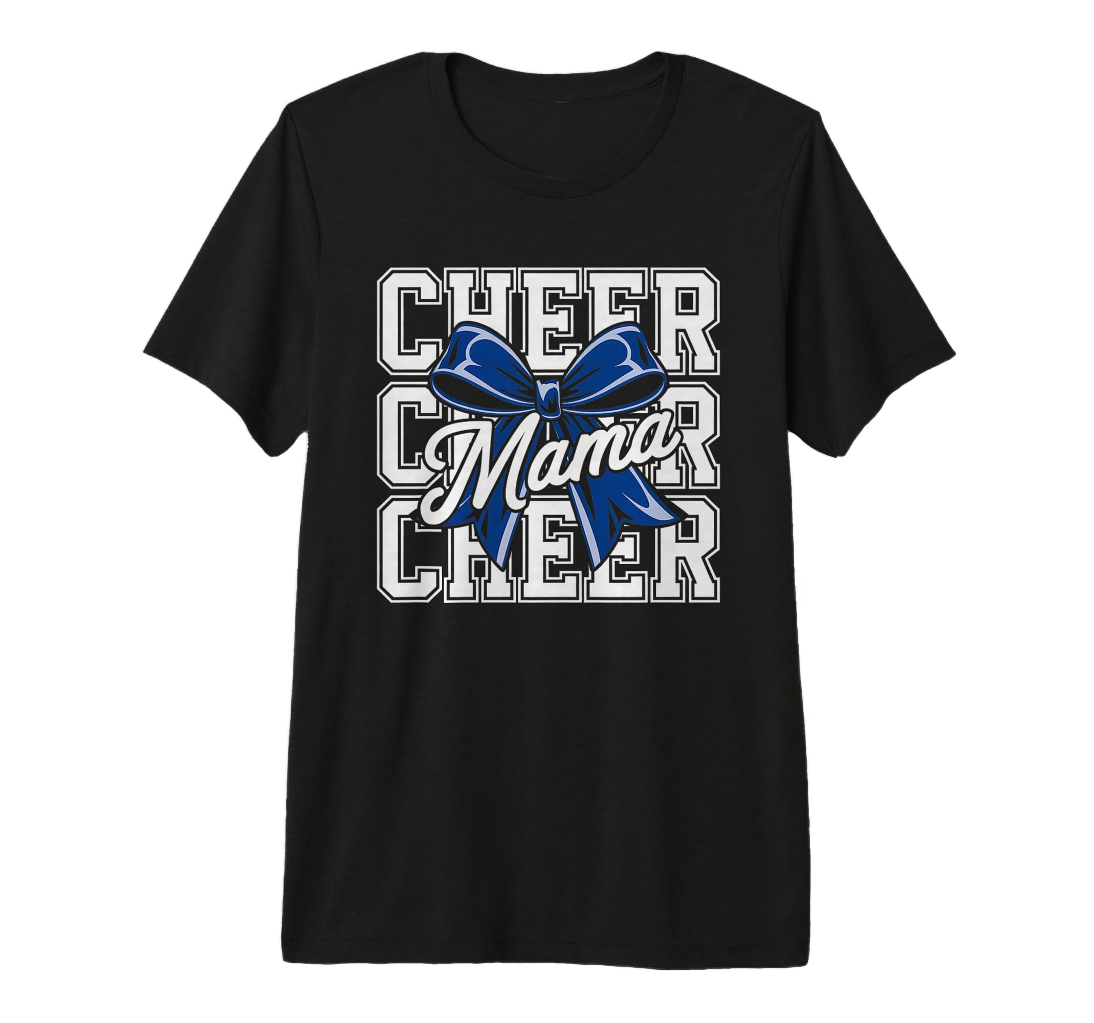 Cheer Mom Mother Bow Cheerleader Game T-Shirt - Unique Graphic for Adults - T-Shirt, Sweatshirt, Hoodie