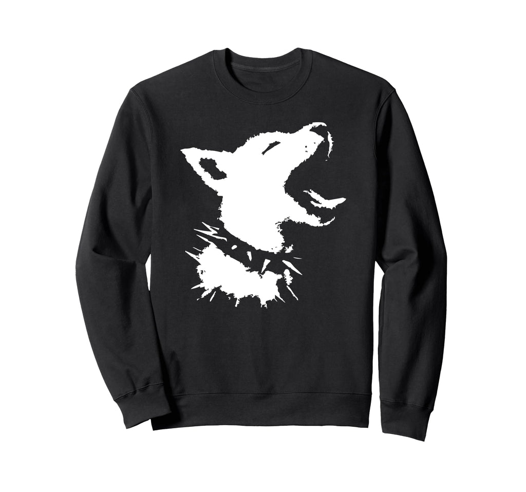 Dog Skull Punk Y2K Creepy Puppy Sweatshirt - Custom Art Print Men Women - T-Shirt, Sweatshirt, Hoodie