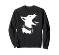 Dog Skull Punk Y2K Creepy Puppy Sweatshirt - Custom Art Print Men Women - T-Shirt, Sweatshirt, Hoodie