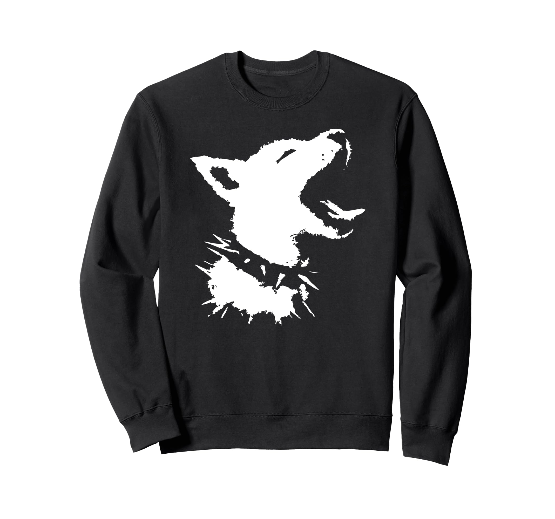 Dog Skull Punk Y2K Creepy Puppy Sweatshirt - Custom Art Print Men Women - T-Shirt, Sweatshirt, Hoodie