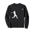 Baseball Player Dad Sport Lover Sweatshirt - Minimalist Print for Adults - T-Shirt, Sweatshirt, Hoodie