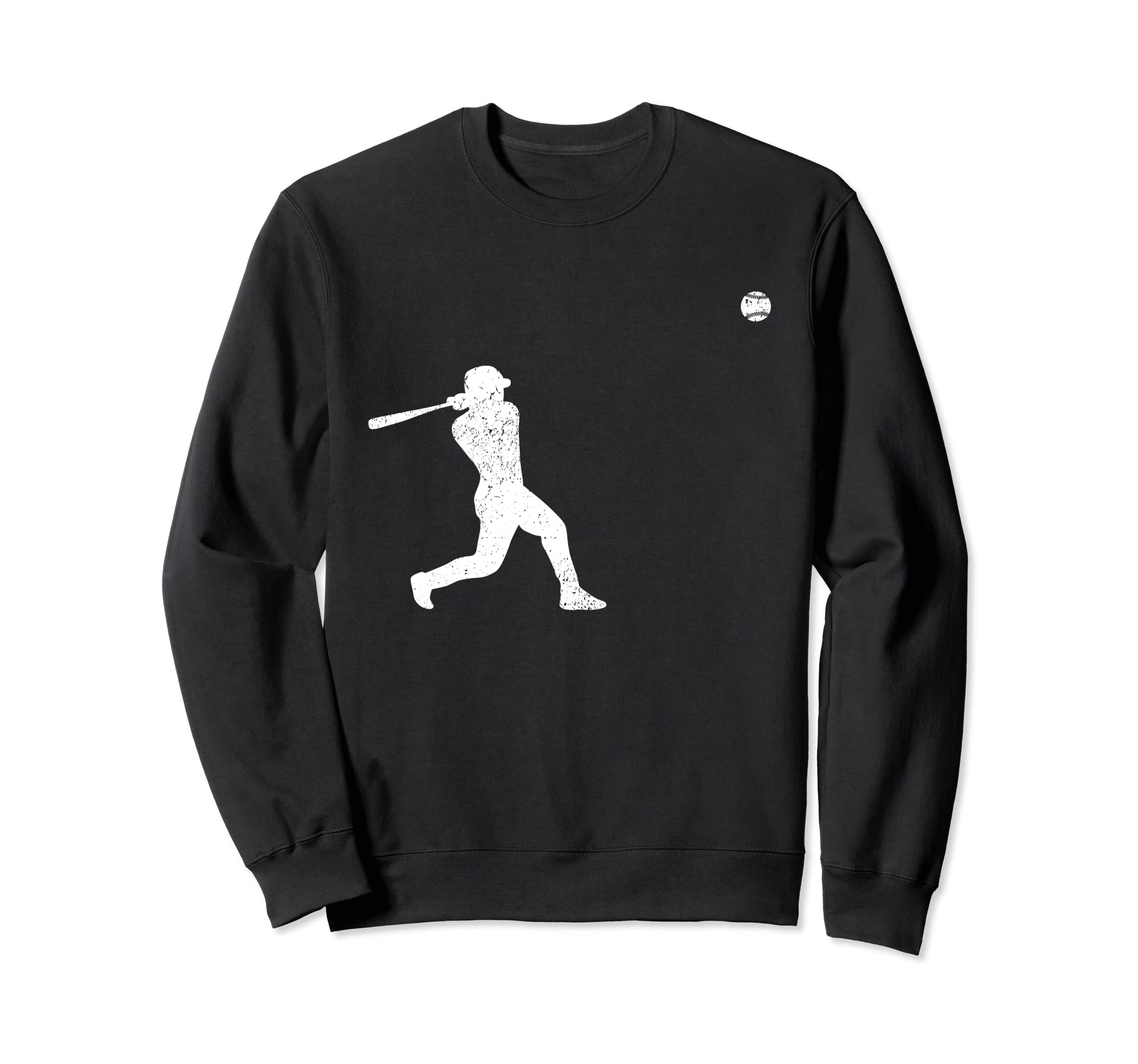 Baseball Player Dad Sport Lover Sweatshirt - Minimalist Print for Adults - T-Shirt, Sweatshirt, Hoodie