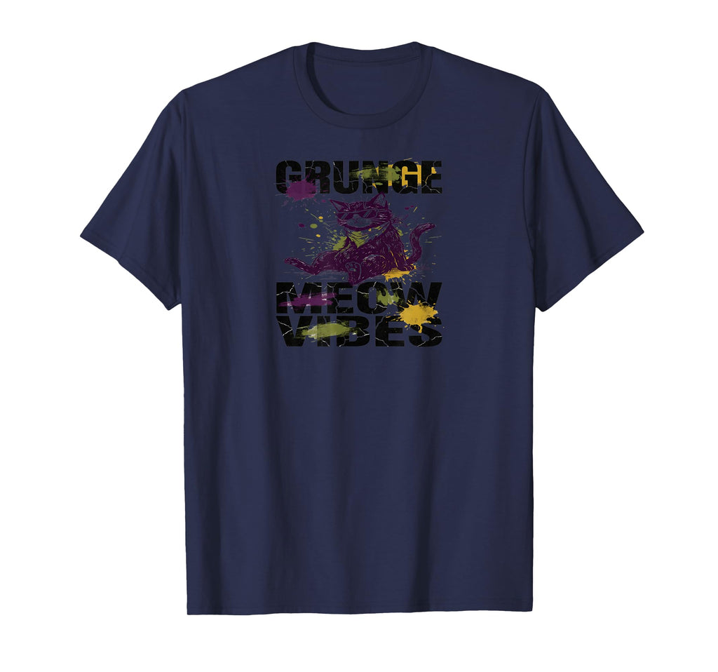 90S Grunge Cat Grunge Meow Vibes T-Shirt - Graphic Print Men Women - T-Shirt, Sweatshirt, Hoodie