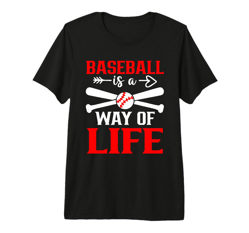Baseball Is Way Life Baseball Player T-Shirt - Trendy Graphic Men Women - T-Shirt, Sweatshirt, Hoodie