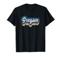 Greyson First Name 70S 80S T-Shirt - Aesthetic Graphic for Adults - T-Shirt, Sweatshirt, Hoodie