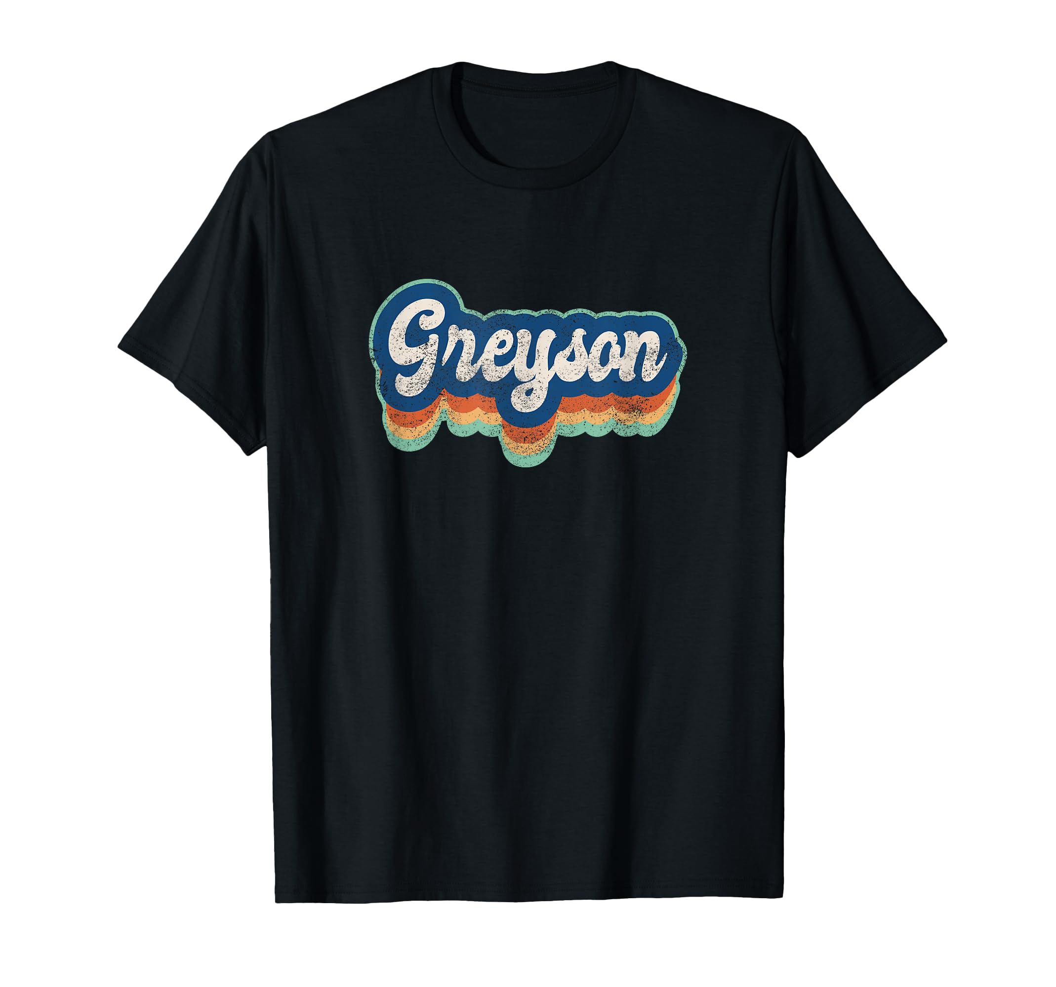 Greyson First Name 70S 80S T-Shirt - Aesthetic Graphic for Adults - T-Shirt, Sweatshirt, Hoodie