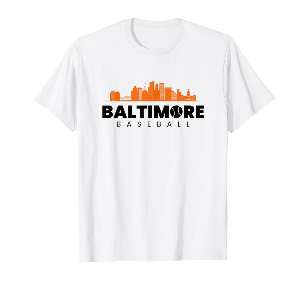 Baltimore Baseball Minimalist T-Shirt - Casual Everyday Wear for Adults - T-Shirt, Sweatshirt, Hoodie