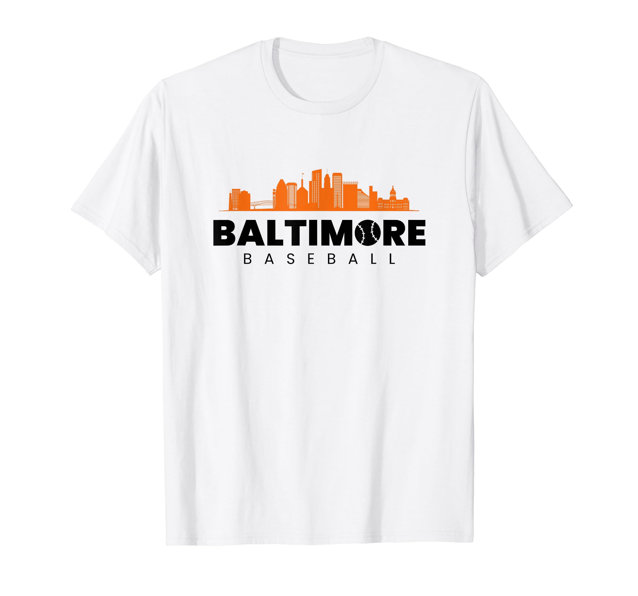 Baltimore Baseball Minimalist T-Shirt - Casual Everyday Wear for Adults - T-Shirt, Sweatshirt, Hoodie