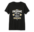 Khris Davis Awesome Moms Tri Blend T-Shirt - Trendy Graphic for Adults - T-Shirt, Sweatshirt, Hoodie