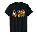 Maryland Flag 410 Home Family T-Shirt - Casual Everyday Wear Men Women - T-Shirt, Sweatshirt, Hoodie