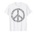 Rhyme Peace Peace Love Symbol T-Shirt - Fun Novelty Design for Adults - T-Shirt, Sweatshirt, Hoodie