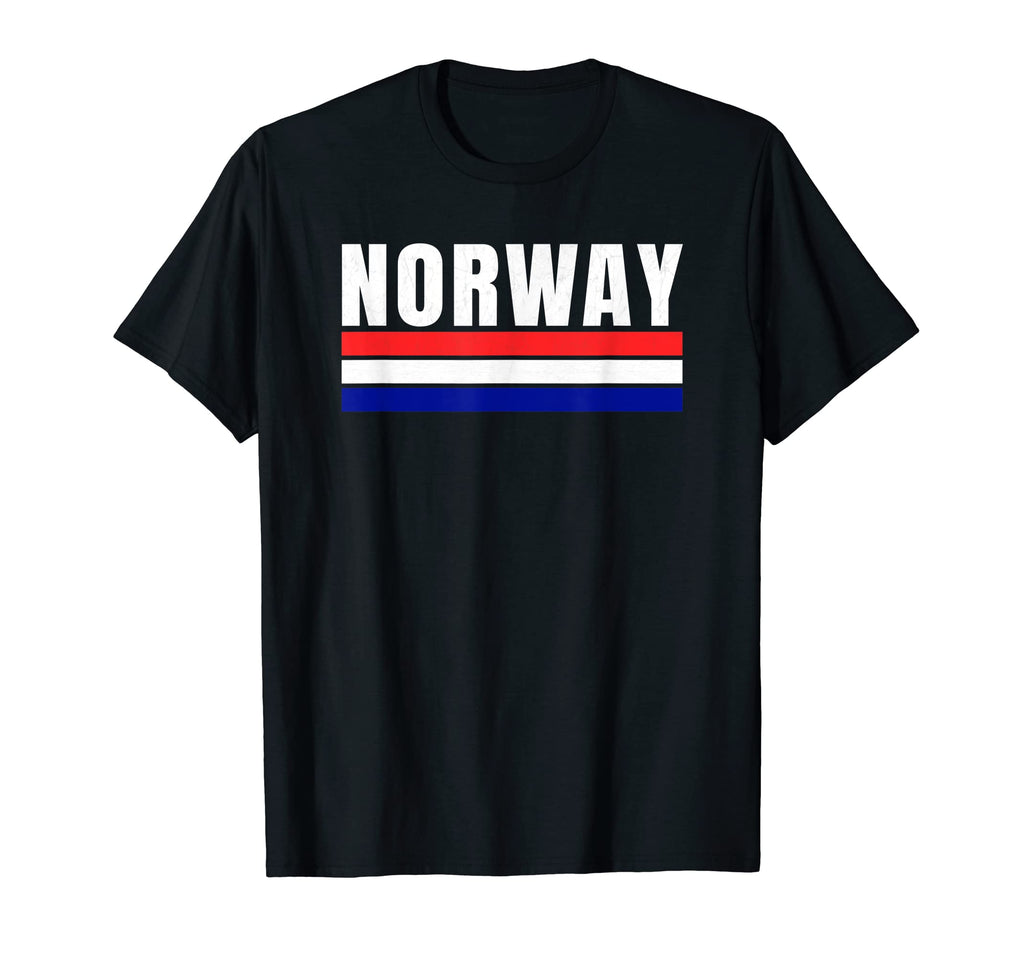 Norway Red White Blue Norwegian Fan Gear T-Shirt - Novelty Apparel Unisex - T-Shirt, Sweatshirt, Hoodie