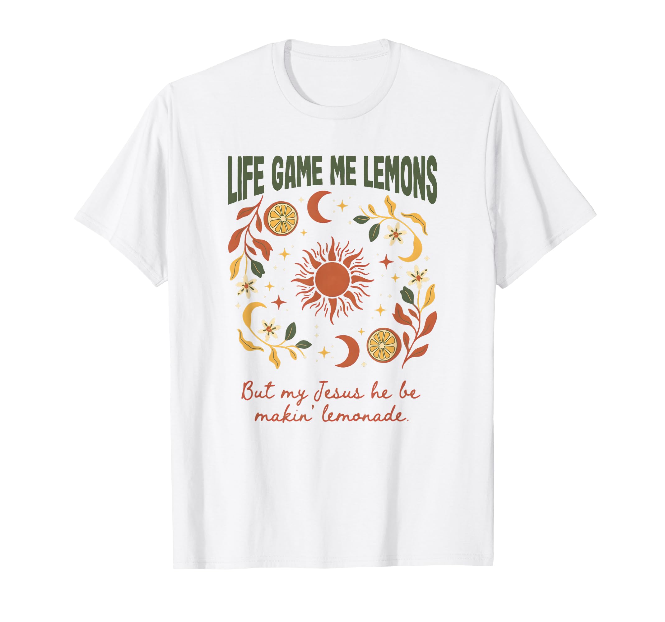 Funny Christian Lemons Lemonade Jesus T-Shirt - Trendy Graphic Unisex - T-Shirt, Sweatshirt, Hoodie