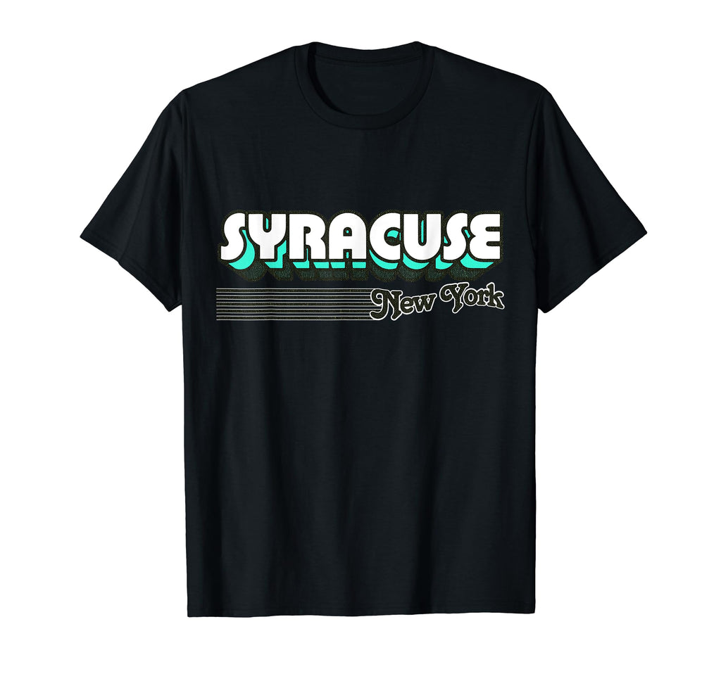 Syracuse New York Stripes T-Shirt - Trendy Graphic for Adults - T-Shirt, Sweatshirt, Hoodie