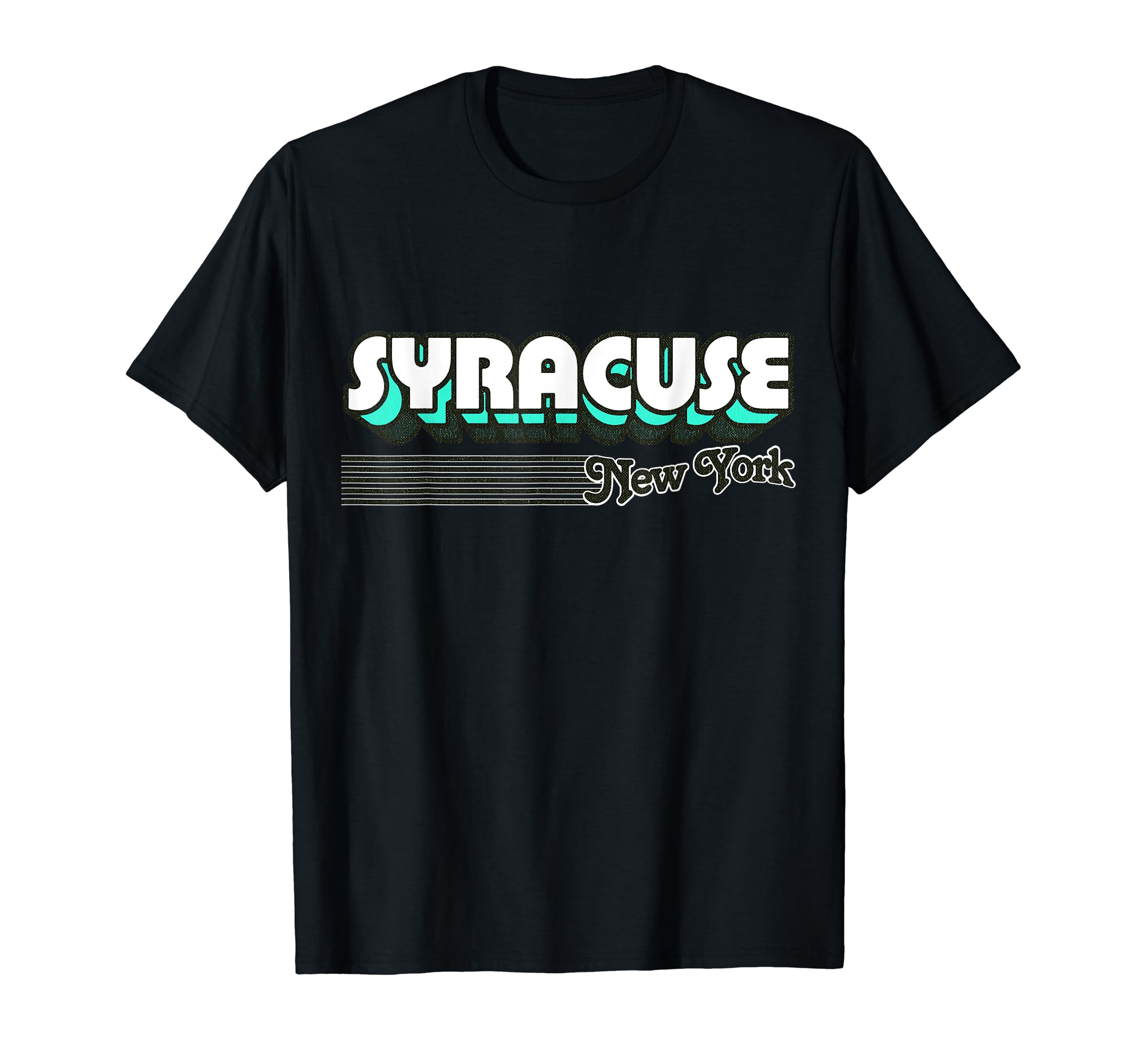 Syracuse New York Stripes T-Shirt - Trendy Graphic for Adults - T-Shirt, Sweatshirt, Hoodie