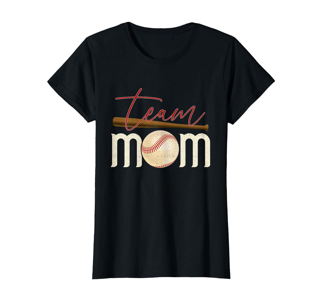 Team Mom Baseball Gifts Mothers Day T-Shirt - Novelty Apparel Men Women - T-Shirt, Sweatshirt, Hoodie