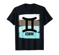 Mens Gemini Symbol Distressed Zodiac T-Shirt - Casual Everyday Wear Unisex - T-Shirt, Sweatshirt, Hoodie