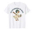 Funny Mom Goose Mothers Day Outnumbered T-Shirt - Graphic Print Unisex - T-Shirt, Sweatshirt, Hoodie