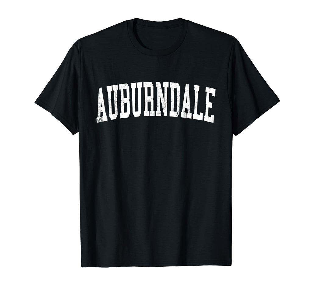 Auburndale Fl Distressed White Varsity T-Shirt - Novelty Apparel for Adults - T-Shirt, Sweatshirt, Hoodie