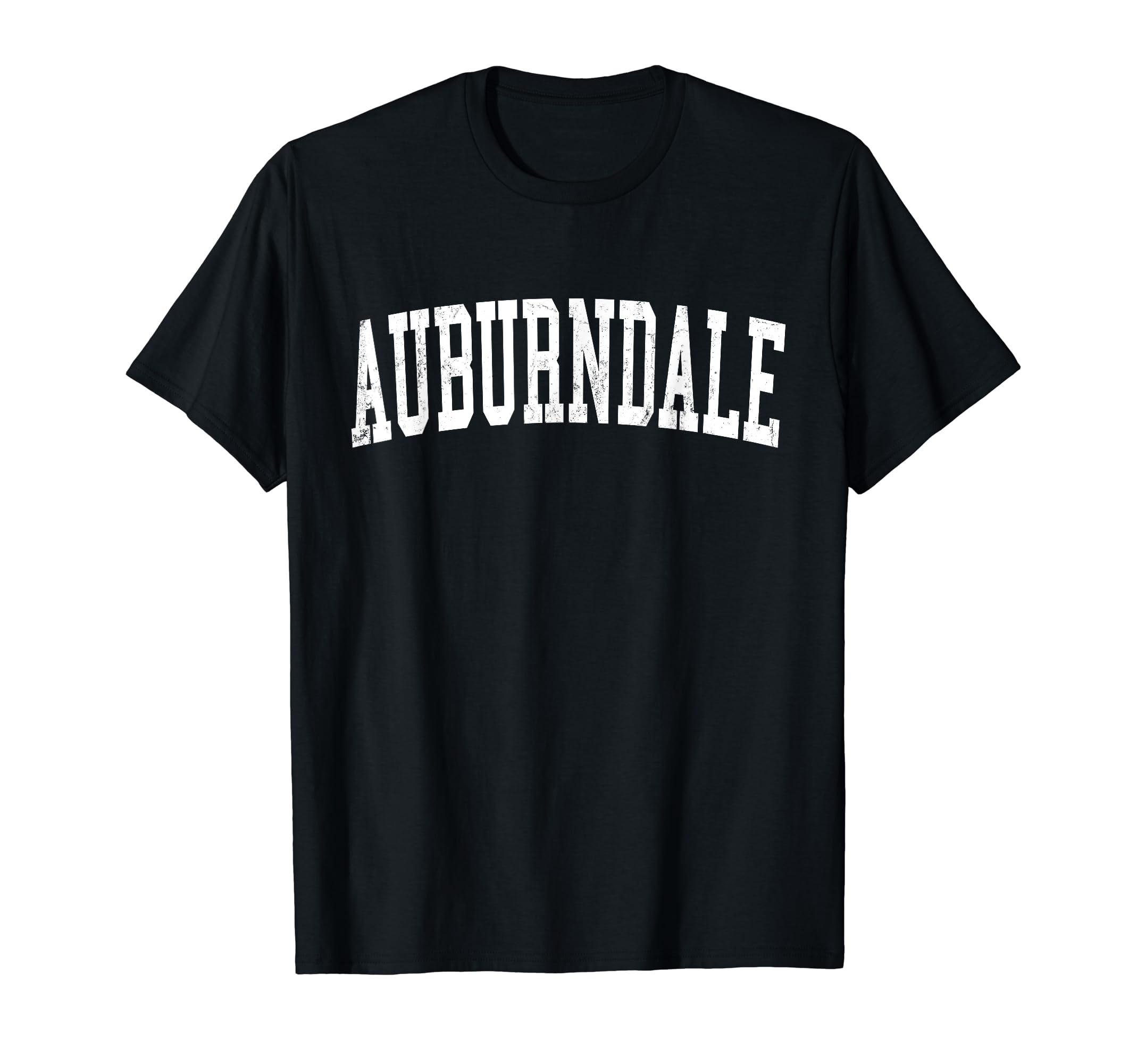 Auburndale Fl Distressed White Varsity T-Shirt - Novelty Apparel for Adults - T-Shirt, Sweatshirt, Hoodie