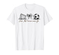 Livin That Soccer Mom Life Game Day T-Shirt - Custom Art Print Unisex - T-Shirt, Sweatshirt, Hoodie