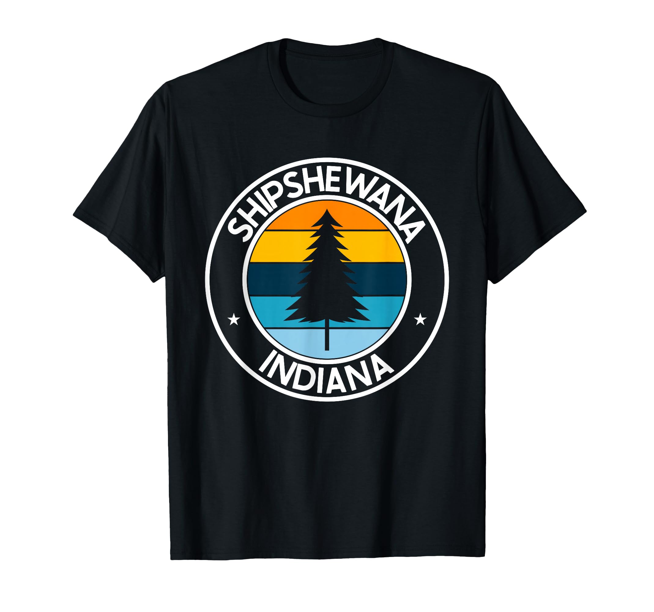 Shipshewana Indiana Tree Sunset T-Shirt - Graphic Print Unisex - T-Shirt, Sweatshirt, Hoodie