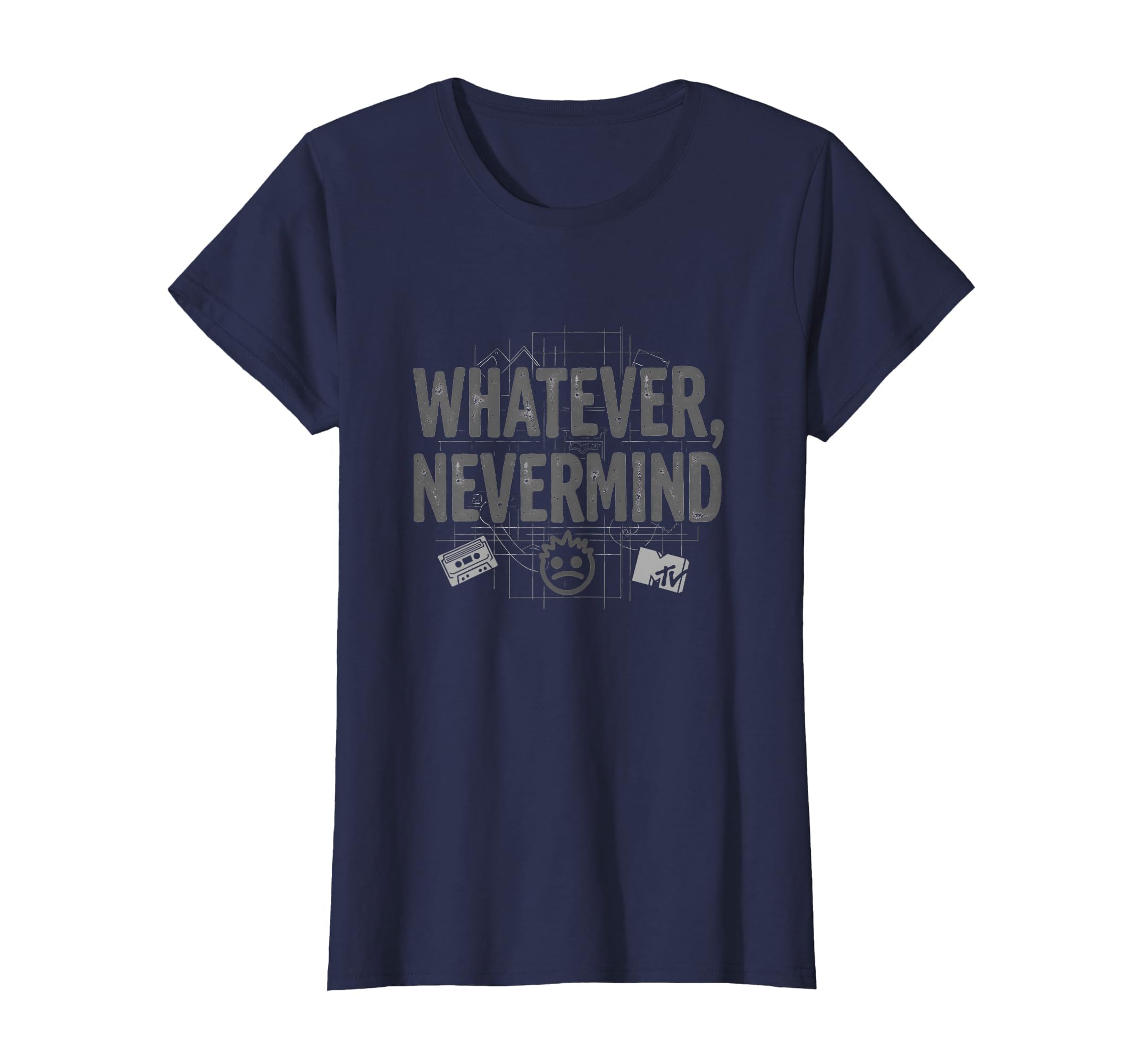 Whatever Nevermind Gen X Nostalgic 90S T-Shirt - Minimalist Print Unisex - T-Shirt, Sweatshirt, Hoodie