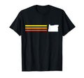 70S Oregon Striped T-Shirt - Unique Graphic Men Women - T-Shirt, Sweatshirt, Hoodie