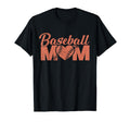 Baseball Mom Funny Heart Present T-Shirt - Graphic Print for Adults - T-Shirt, Sweatshirt, Hoodie