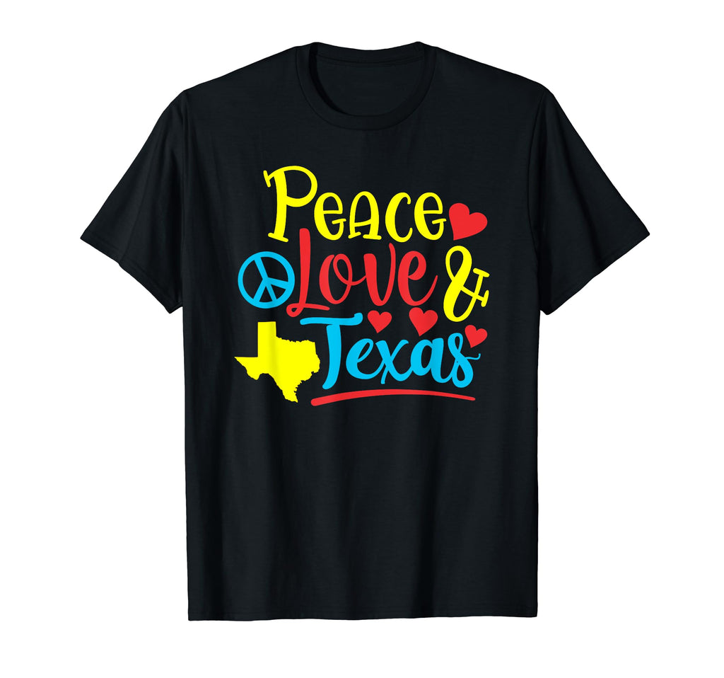 Peace Love My U S State T-Shirt - Novelty Apparel Men Women - T-Shirt, Sweatshirt, Hoodie